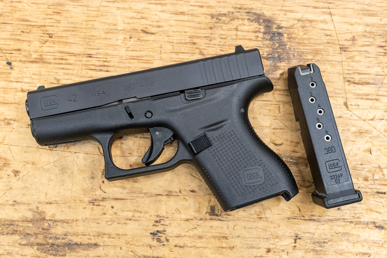 GLOCK 42 380 ACP Police Trade-in Pistols